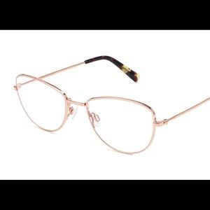 Warby Parker Georgia Rose Gold Frames